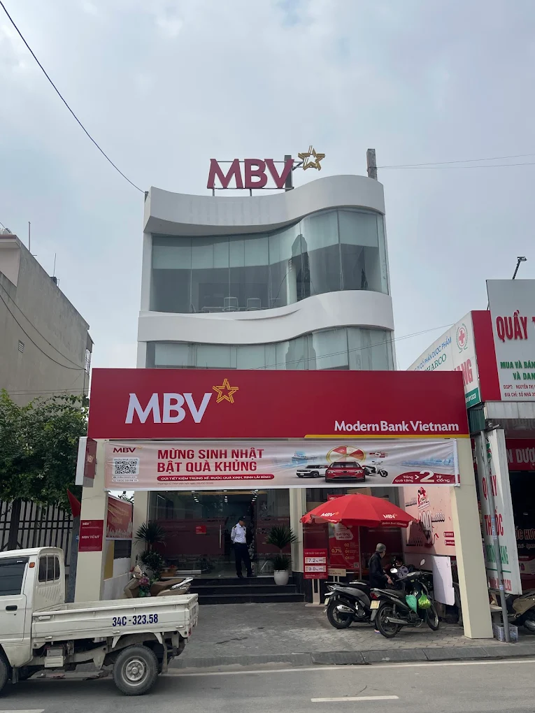 Ảnh Ngân hàng Việt Nam Hiện Đại MBV Phòng giao dịch Tứ Kỳ 1